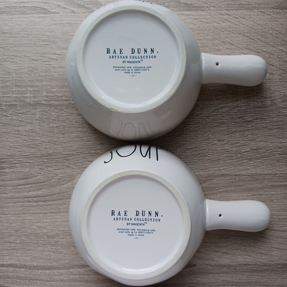 Rae Dunn Stoneware Handled Soup Bowl Set - Picture 10 of 14